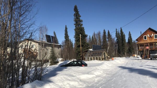 Galena, Alaska in the winter